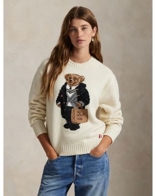 Polo Bear Wool Cashmere Crewneck Sweater - Exclusive