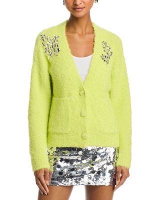 V Neck Embellished Cardigan - Exclusive