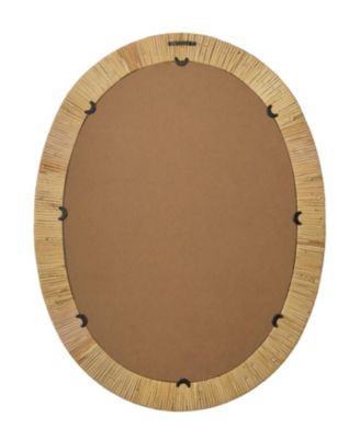 Aloha Rattan Oval Mirror