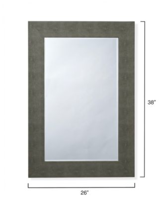 Structure Shagreen Rectangle Mirror