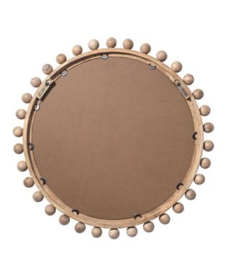 Brighton Round Wood Mirror