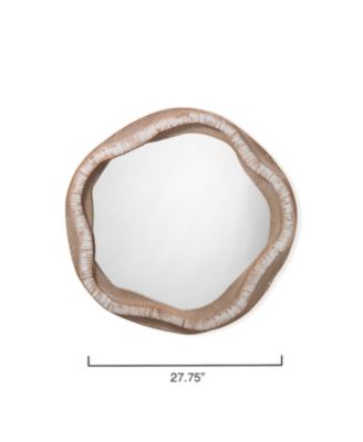 River Organic Rattan Mirror
