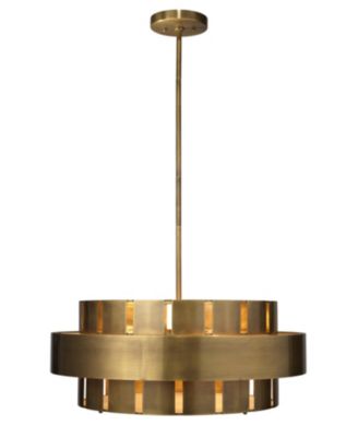 Orbit Steel 4-Light Chandelier