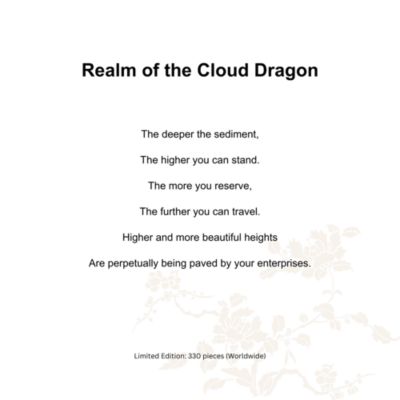 Realm of the Cloud Dragon Crystal Sculpture