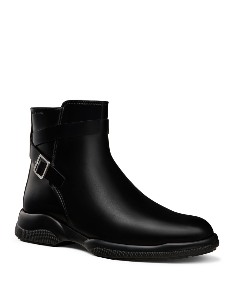 Stuart Weitzman Men's Crew Boots in Black