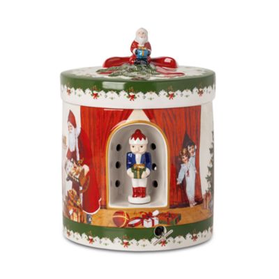 Christmas Toys Large Round Music Box - Santa Gifts 
