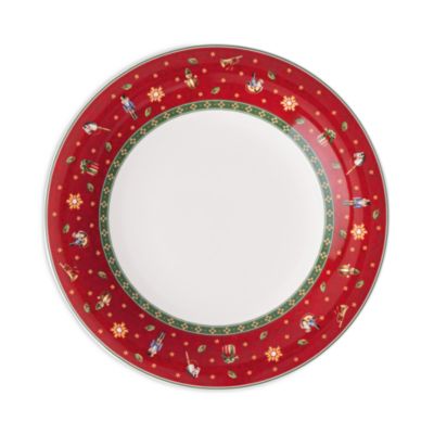 Toy&#39;s Delight Red Round Dinner Plate