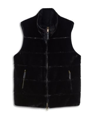 Sport 2A Uscita Disegno Reversible Faux Fur Vest