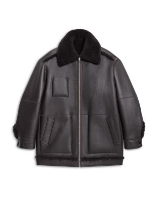 Cocoon Reversible Shearling Coat