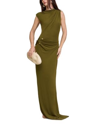 Izola Ruched Maxi Dress