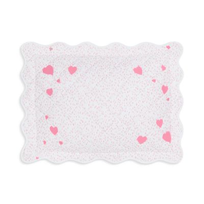 Celine Hearts Mini Embroidered Boudoir Pillow Cover
