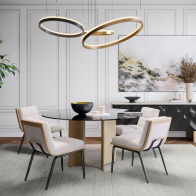 Abilene Dining Chair, Polo Club Muslin, Set of 2