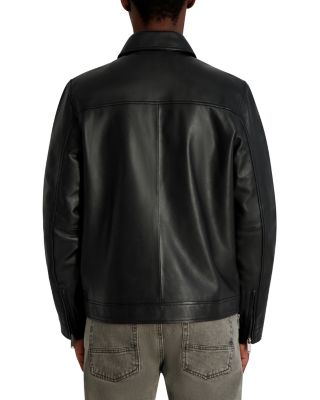 Collared Leather Jacket