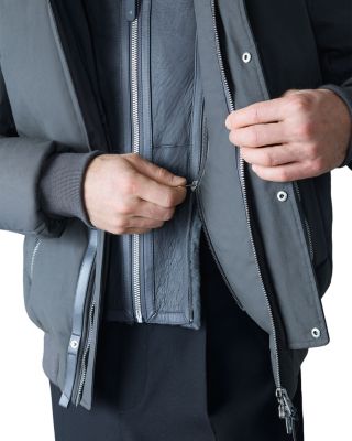 Iker-Z Removable Shearling Bib Down Jacket