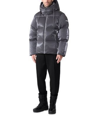 Kent-Glo High Gloss Quilted Hooded Down Jacket