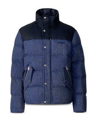 Everett Denim Quilted Down Jacket