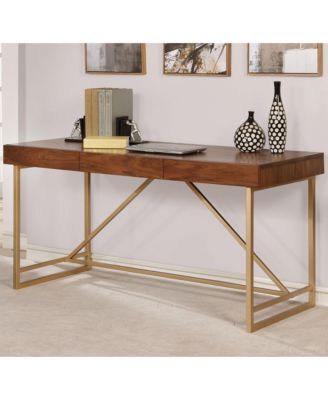 Axole Metal Base Desk with Drawer