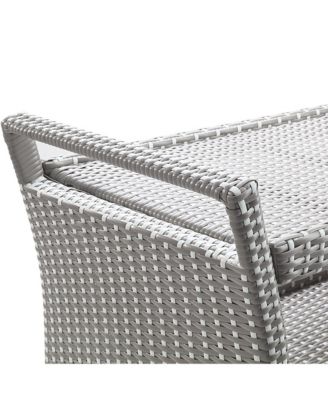 Phelps Aluminum 3-Open Shelf Patio Serving Cart