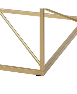 Floyd 35" Glass Top Square Coffee Table