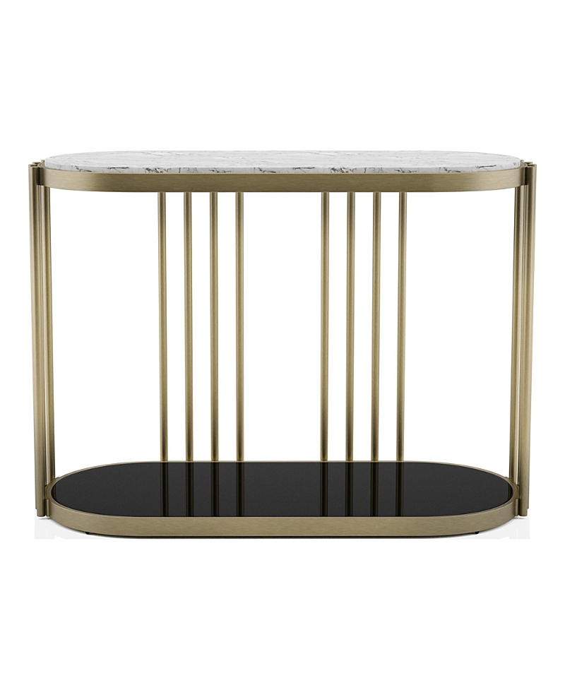 Furniture Of America Athens 42 Steel Frame 1-shelf Sofa Table In Gold