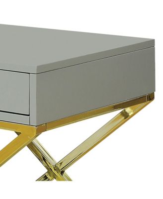 Chester 24" Steel Frame 1-Drawer End Table