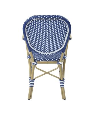 Milan PE Wicker Patio Arm Chairs, Set of 2