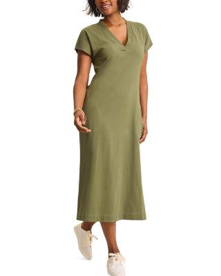 Islandscape Jersey Midi Dress