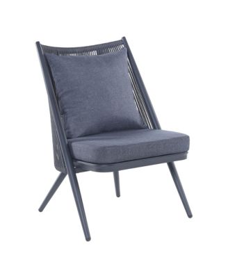 Wolcott Aluminum 1-Open Shelf Patio Table and Chairs, Set of 3