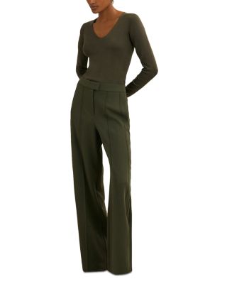 Maeve Silk Blend Long Sleeve Top