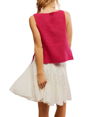 Lizzie Side Tie Sweater Top