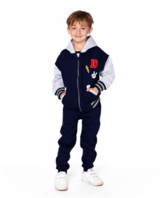 Boys' Full Zip Hooded Fleece Jacket - Little Kid