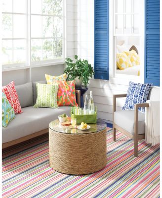 Dash  Albert by Annie Selke Summer Stripe Indoor/Outdoor DA1631 Area Rug, 3'0"x5'0"