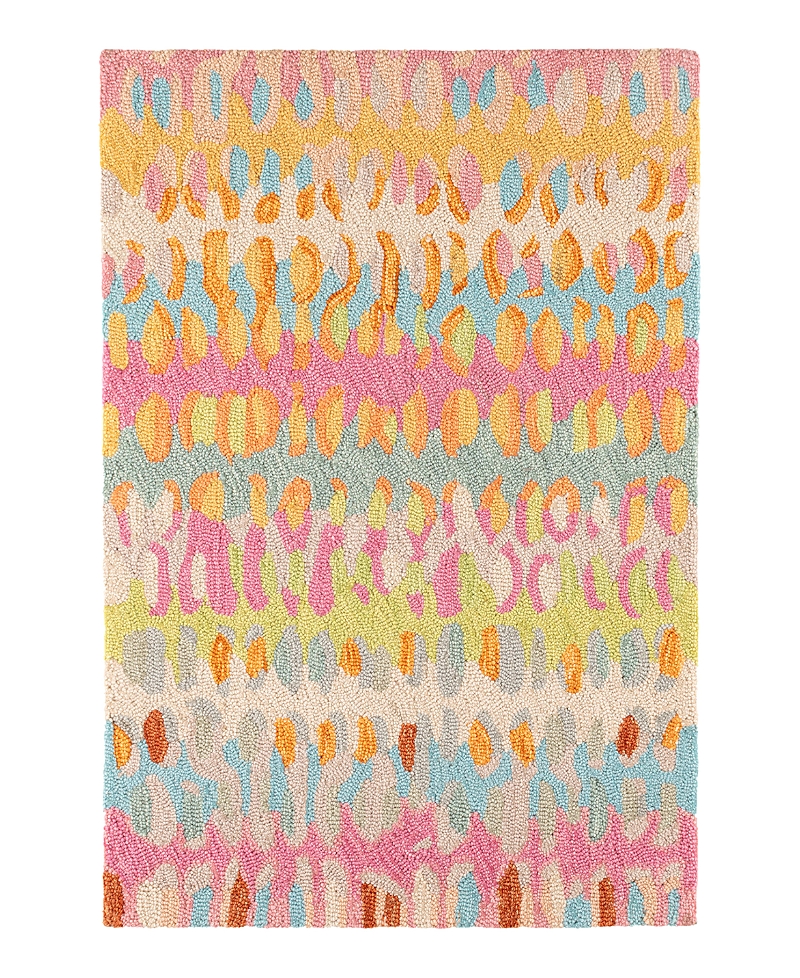 Dash & Albert By Annie Selke Dash Albert By Annie Selke Paint Chip Wool Da1833 Area Rug, 5'0x8'0 In Multi