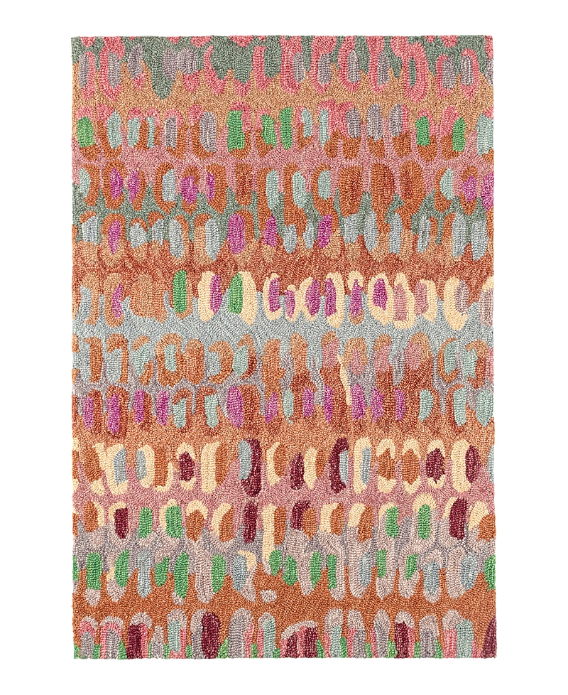 Dash & Albert By Annie Selke Dash Albert By Annie Selke Paint Chip Wool Da1834 Area Rug, 8'0x10'0 In Multi