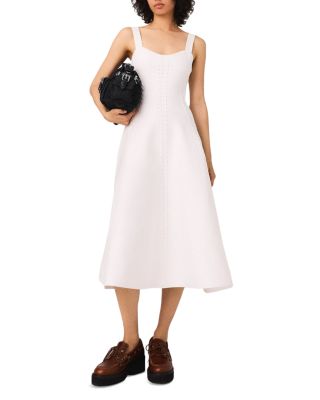 Rorsya Pointelle Knit Midi Dress