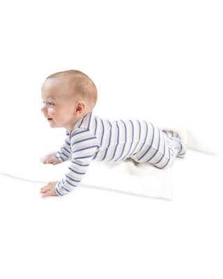Boys' Striped 2 Way Zipper Footie - Baby