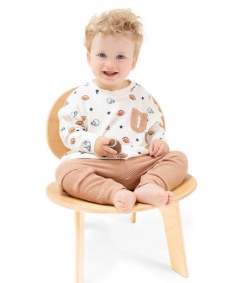 Boys' Footballs & Stars 2 Piece Waffle Knit Drop Sleeve Pocket Tee & Joggers Set - Baby, Little Kid