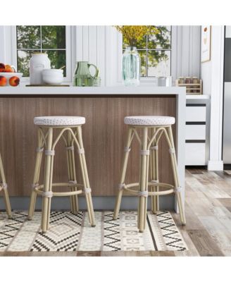 Kindry 26-inch Aluminum Outdoor Barstools, Set of 2