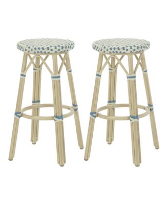 Kindry 30" Aluminum Outdoor Barstools, Set of 2