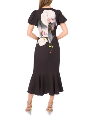 Orchara Puff Sleeve Maxi Dress