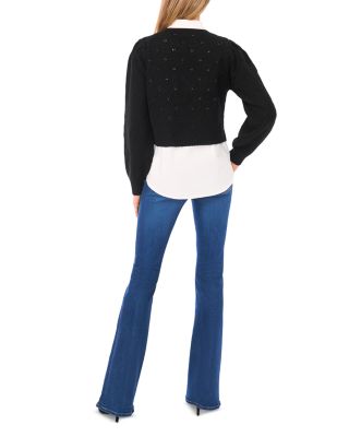 Rumer Pointelle Twofer Sweater