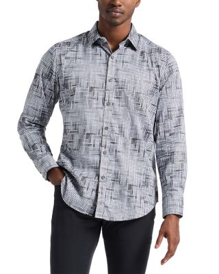 Berkley Long Sleeve Printed Woven Shirt