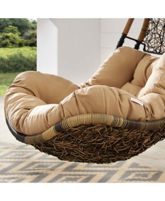Abate Wicker Rattan Outdoor Patio Swing Chair