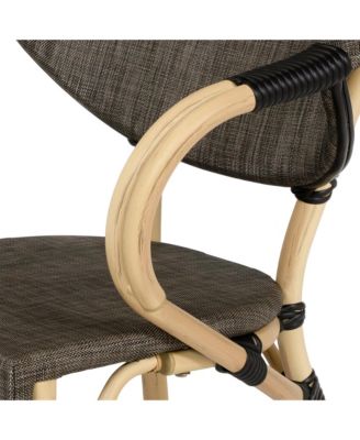 Madison Aluminum Patio Arm Chairs, Set of 2