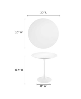 Lippa Round Wood Side Table