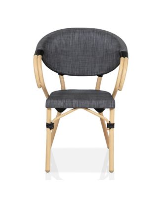 Madison Aluminum Patio Arm Chairs, Set of 2