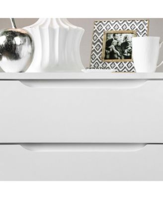 Presley Solid Wood 2-Drawer Nightstand