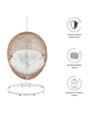 Encase Outdoor Patio Rattan Swing Chair