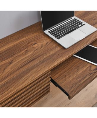 Render Wall Mount Wood Office Desk