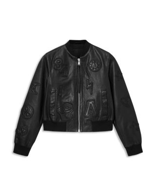 Orten 94 Leather Bomber Jacket